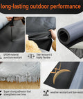 Heavy Duty 50mil EPDM Rubber Roof Membrane Peel And Seal Underlayment Roll For Flat Roofs Patios And Metal Structures With Textured Grip Coating Stops Leaks Dead In Their Tracks Today, showing puncture resistant material and flexible use.