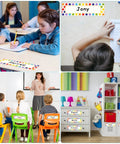 36 Pack Desk Name Plates For Students Classroom Name Tags on desks and chairs, vinyl labels, classroom settings