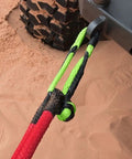 Heavy Duty Synthetic Soft Shackle With Gator Jaw Pro, 52,300 Lb Breaking Strength, UHMPE Plasma connected to vehicle bumper