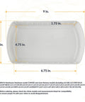 Dimensions of Chime Cover 2 Door Chime Cover Only White No Fuss Fit Most Nutone Models Part For LA11BG LA11WH KA10