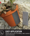 Outdoor Wide Heavy Duty Strips 6 By 4 Inch Pack Of 3 Holds 15 Lbs Titanium Extreme Industrial Strength Adhesive Fasteners in use