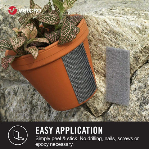 Outdoor Wide Heavy Duty Strips 6 By 4 Inch Pack Of 3 Holds 15 Lbs Titanium Extreme Industrial Strength Adhesive Fasteners in use