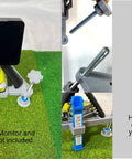 Leveling And Alignment Stand For R10 Launch Monitor Compatible With Ryobi ELL1501 Line Pointer Ball Alignment Tool Steel Frame