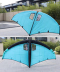 Inflatable Surf Wing For Windsurfing And Foil Wing Surfing Five Cubic Meters Handheld Kitesurfing Canopy For Wind Wing Foiling Blue