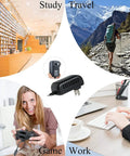 Heavy Duty 12V AC DC Power Adapter For Elmo Document Camera Models Like HV 110U HV 100XG EV 200 And EV 200AF in use during study and travel.
