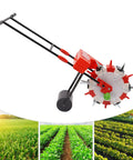 Handheld 6-Beak Seeder For Peanuts Corn And Beans Precise Manual Seed Planter with iron ABS body against farm fields
