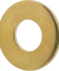 Size 6 Solid Brass Flat Washers Commercial Standard Grade 360 Plain Finish Built To Last Pack 100 For Durable Load Distribution And Prevent Loosening On Bolts And Screws, brass washer