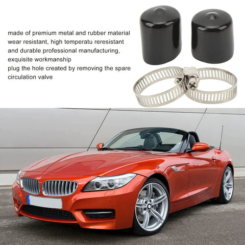 Heavy Duty Pipe Vacuum Plugs And Charging Tube Vacuum Plug Set For BMW N54 Engines with clamps and red BMW Z4 car