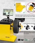 Premium Automatic Wheel Balancer With 24 Inch Color LCD Display, Auto A D Measurement, Laser Guide And Electronic Brake