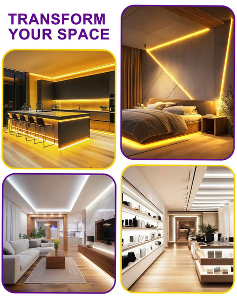 LED Driver And Dimmer Switch In One 60W 12V DC For Tape Strip Lights With Dead Simple Setup Super Smooth Wall Dimming And Zero Extra Adapters Needed Quick Junction Box Hookup Clean White Housing in modern interior spaces.