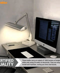 Plug-In Twin Tube CFL Lamp 24W 1800 Lumens 3500K Neutral White 4 Pin 2G11 Base 120 Volts desk lamp setup