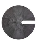 Top view of the Slotted Sump Basin Cover For Pedestal Or Submersible Pumps, Heavy Duty Construction With Four Bolts Included