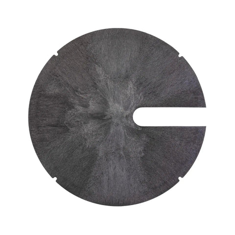 Top view of the Slotted Sump Basin Cover For Pedestal Or Submersible Pumps, Heavy Duty Construction With Four Bolts Included