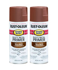 Kick Rust To The Curb Tough As Nails Oil Based Primer Spray Flat Brown for Heavily Corroded Steel, 12 oz cans, twin pack.