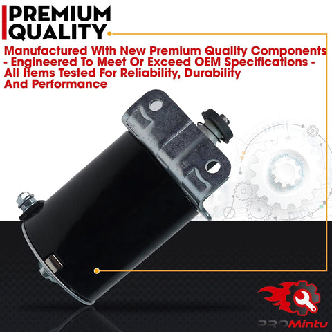 Beefed Up Drop In Starter Motor Replacement for John Deere Riding Lawn Mower GX85, quality components visible
