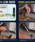Direct Inject AC Leak Sealer For Small Systems Up To 1 Ton used with HVAC system to stop leaks and conserve refrigerant.