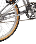 Sting Pro Retro BMX Bike for Youth and Adults, Hi Ten Steel Frame, Tubular Crankset, 20 Inch Wheels, Smoke Chrome Finish