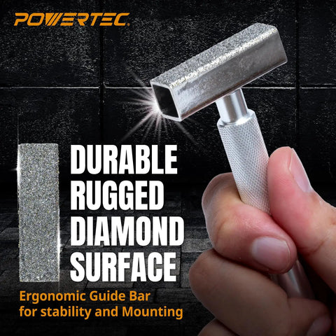 Three Pack Diamond Wheel Dresser For Bench Grinders Truing Deburring Aluminum Oxide And Silicon Carbide Wheels Engineered To Sweep Dust Away In A No Sweat Style And Guarantee Top Tier Sharpening Results, showcasing a rugged diamond surface.