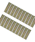 Sturdy Iron Sofa Joining Clips Set 20 Piece Double Head Couch Couplers For Sectional Furniture Secure No Fuss Rearrangement
