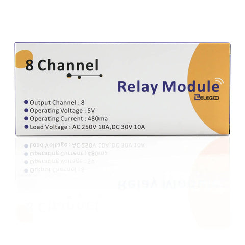 8 Channel 5V Relay Module With Optocoupler For Arduino Uno R3 Mega 1280 DSP ARM PIC AVR STM32 Projects, 10A Relays box