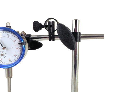 Magnetic Base With Fine Adjustment For Dial Test Indicator Boss Level Precision, 1 Inch Travel, 0.0005 Inch Resolution, 0.001 Inch Accuracy, Benchtop Mount, 176 Lb Holding Power For Stress Free Machining Setup
