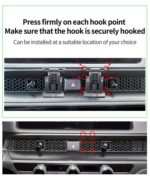 Installation guide for Heavy Duty Auto Clamp Car Phone Mount With Boss Grade Grip for Honda CRV Hybrid 2023 to 2026.