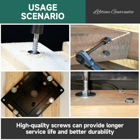 Heavy Duty 5 16 X 2 1 2 Hex Head Lag Bolts Rock Solid 304 Stainless Steel Wood Fasteners With Washers used in structural projects