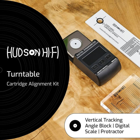 Turntable Cartridge Alignment Kit With Protractor Digital Scale Azimuth Ruler And VTF Gauge Block In Premium EVA Case