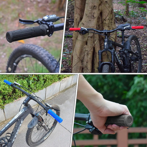 Single Lock On Mountain Bike Grips For All Mountain And Enduro Rides Soft Grippy Cushy Cushioned Non Slip Grip Handles