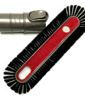 Soft Dusting Brush Tool For Dyson Vacuums With Free Adapter Fits All Models And Replaces OEM 908896 02 shown with adapter.