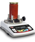 Cap Torque Gauge With NIST Traceable Certificate 100 Lbf Inch And 0.1 Lbf Inch High Res Clockwise And Counter Clockwise Testing Built In Wireless Data Capture USB RS232 MicroSD Seven Inch Diameter Sample 1000 Hz Readouts with jar clamped in place
