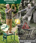 Comparison of Beefy 500LB Capacity Garden Kneeler And Seat Two In One Garden Bench with stable and unstable examples
