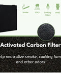 Small True HEPA Filter For Whirlpool Whispure And Kenmore Air Purifiers AP150 AP250 AP25030K with carbon filter detail
