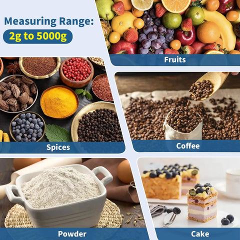 Foldable Digital Kitchen Scale For Home And Travel Portable Food Scale With LCD Display On The Go Weighing 5 Unit Conversions Easy Tare
