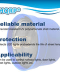 Outdoor Photocell Light Sensor Switch Dusk To Dawn Auto Control Twist Lock Plug in blue UV polycarbonate shell