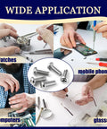 Wide application of Everyday Tiny Stainless Steel Micro Screws And Nuts Kit for glasses, watches, computers, and mobile phones.