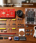 Hands On DIY FM Radio Soldering Kit For Electronics Learning Solder Practice Essentials Build A Functional FM Radio Speaker