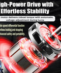 Close-up of high-power brushless motor showcasing torque delivery for Heavy-Duty Full Electric Pallet Jack With 2 Ton Lift Capacity.