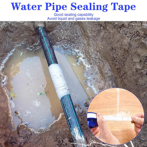 100 Rolls PTFE Teflon Tape 1/2 Inch By 520 Inch Plumber Tape Waterproof Sealant for pipe fittings and leak prevention in use