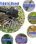 10 Inch Steel Wire Weed Wheel Brush Trimmer Head For Weed Eater And Weed Wacker Rotary Brush Cutter Head With Adapter Kit used on grass