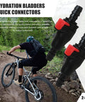 Upgraded Two Pack Hydration System Quick Disconnect For Quarter Inch Drink Tube With Auto Shut Off Leak Free Connection