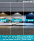 Canopy LED Light 70W 8890 Lumens 3 Color Temperature 3000K 4000K 5000K IP65 Waterproof Outdoor Ceiling Fixture demo