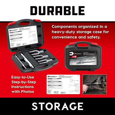 Five Piece Front End Fork Set For Auto Repair With Pickle Forks For Tie Rods Ball Joints And Pitman Arms Easy Separation Includes Pitman Arm Fork