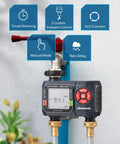 Two Zone Hose Timer with Rain Delay and Manual Watering Programmable Sprinkler Timer for Garden and Yard