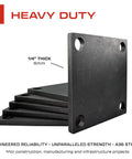 Weldable 4 By 4 Inch Square Steel Baseplates One Quarter Inch Thick A36 Carbon Steel Laser Cut Deburred Built To Last 10 Pack