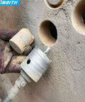 Heavy Duty 3 Inch Concrete Hole Saw Kit with 75mm tungsten steel core bit drilling in concrete