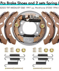 Rear Brake Hub Drum Repair Kit With Shoes And Springs For EZGO TXT PDS Electric Golf Carts 1997 Up One Stop Brake Maintenance