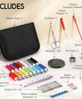 Travel Friendly Portable Sewing Kit With All The Essentials Thread Needles Scissors And Basic Tools Perfect Mothers Day Gift For Mom