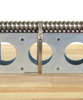 Heavy Duty 15 Inch 316 Stainless Steel Cable Tie Pack Of 100 Industrial Grade Strong Tie securing cable on metal fixture