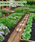 All In One 240 Foot Drip Irrigation Kit With Quick Connects For Raised Beds And Greenhouses Includes Half Inch Main Hose